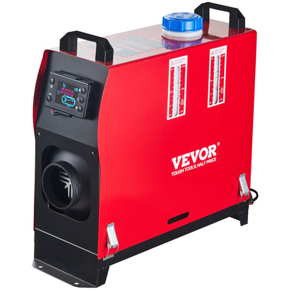 5 kW Diesel-Luftheizung, All-in-One-Schalldämpfer für 12-V-Diesel-Standheizung, Fernbedienung für Dieselheizung mit LCD-Schalter