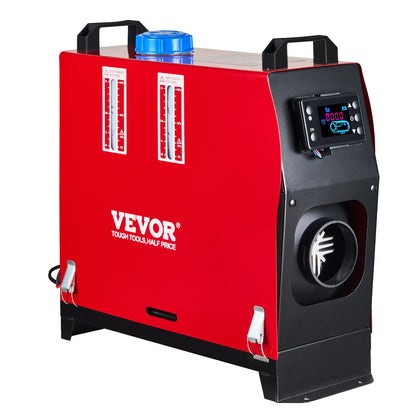 5 kW Diesel-Luftheizung, All-in-One-Schalldämpfer für 12-V-Diesel-Standheizung, Fernbedienung für Dieselheizung mit LCD-Schalter