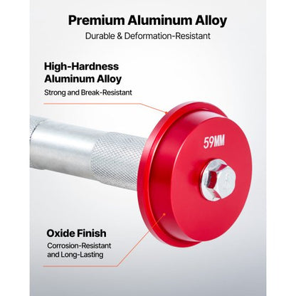 Lagerpresssats, 43 delar, Lagerbana och Tätningsdrivare med 39 Bussningar och Handtagsaxlar, Bussningsdrivare Verktygssats, Robust Aluminiumlegering Demonterings- och Monteringsverktygssats med Förvaringsväska |  EU