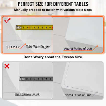 Plastic Table Cover, 42"x84"x0.06", Transparent PVC Table Protector, Rectangle Clear Desk Mat, Water Oil Proof Table Cover for Dining Table Coffer Table Kitchen Worktable Dresser Cabinet, etc.