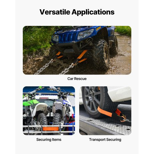 Shoulder Straps Shoulder Tie Down Straps D Ring 2 Inch x 3.2 Feet for Trailer