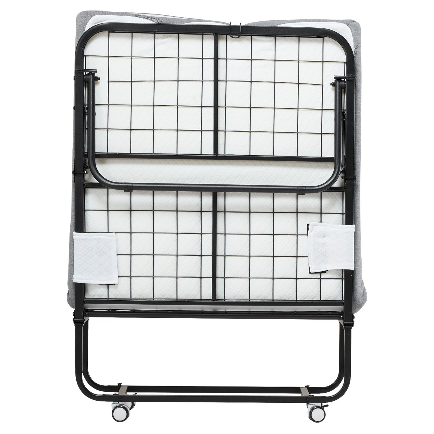 Hopfällbar säng hopfällbar säng med 4 tums skummadrass för vuxna och gäster