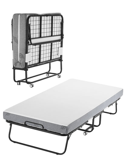 Hopfällbar säng hopfällbar säng med 5 i skummadrass för vuxna och gäst