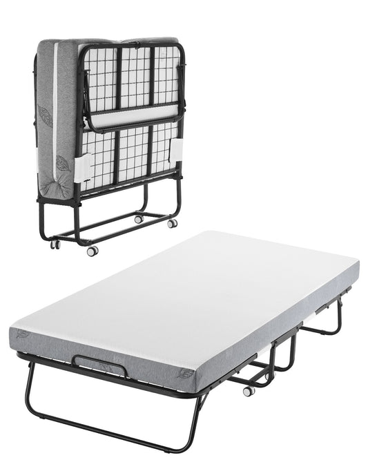 Folding bed folding bed with 5 in foam mattress for adults and guest