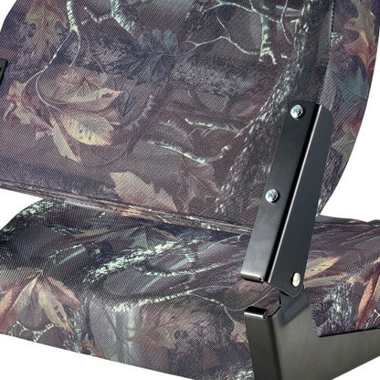 Bootssitz, niedrige Rückenlehne, faltbar, Bootssitz, Schwammkissen, Camouflage, 2 Stück | EU
