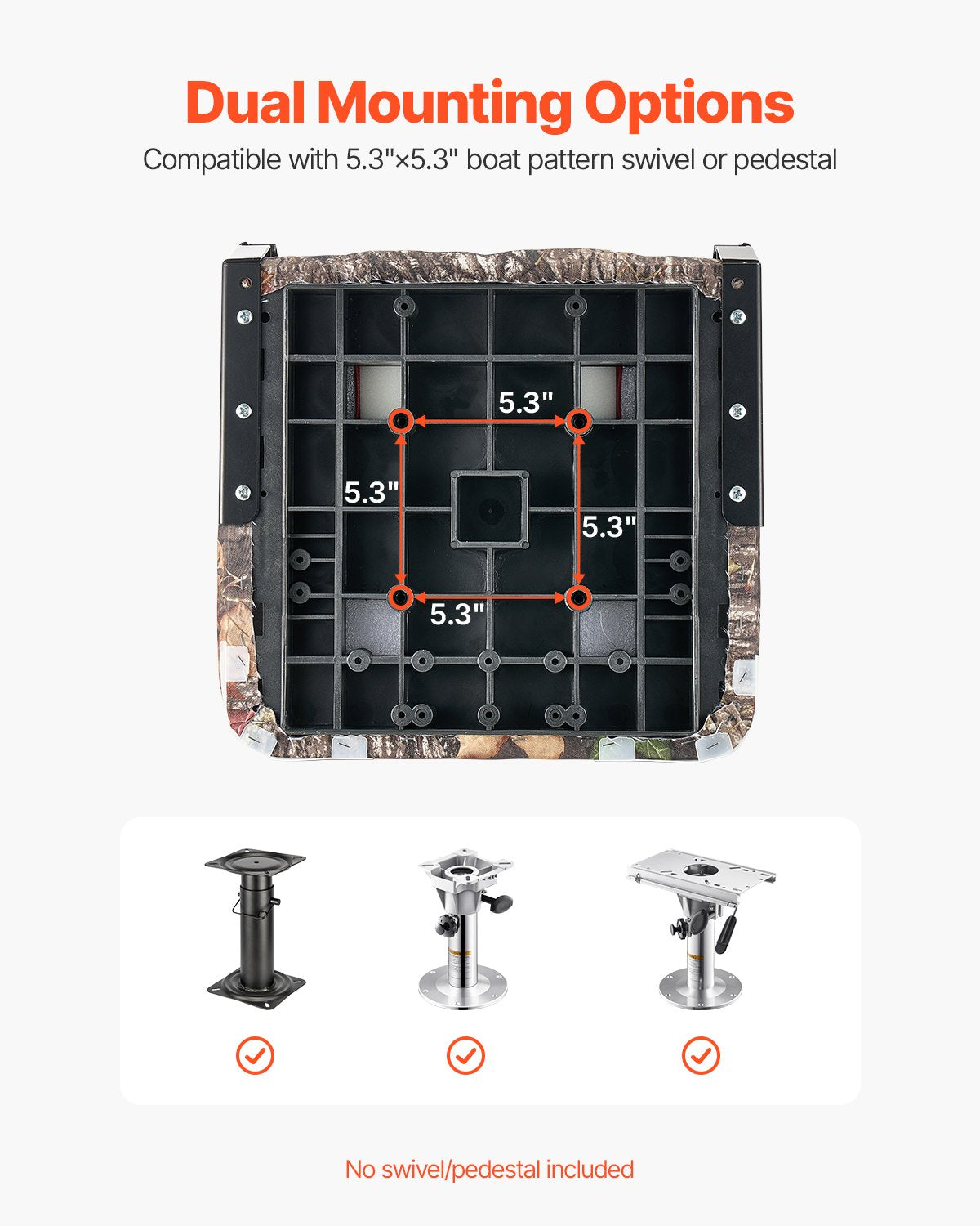 Båtsäte Högt ryggstöd Fällbart Båtsäte Svampkudde Kamouflage