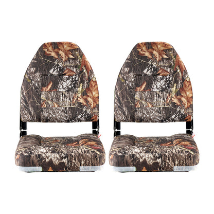 Båtsäte Högt ryggstöd Fällbart Båtsäte Svampkudde Kamouflage