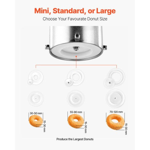 Commercial Automatic Donut Machine Donut Maker Single Row 90PCS/H | EU