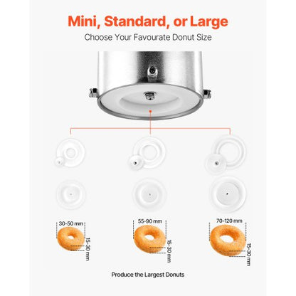 Commercial Automatic Donut Machine Donut Maker Single Row 90PCS/H | EU