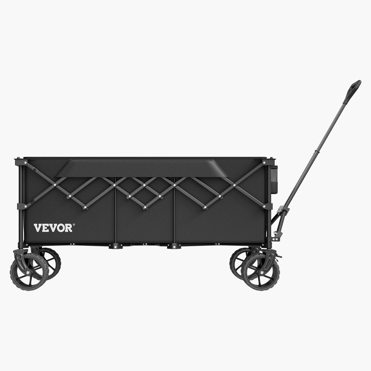Extended Folding Carts 300L&amp;450LB Heavy Duty Folding Garden Cart