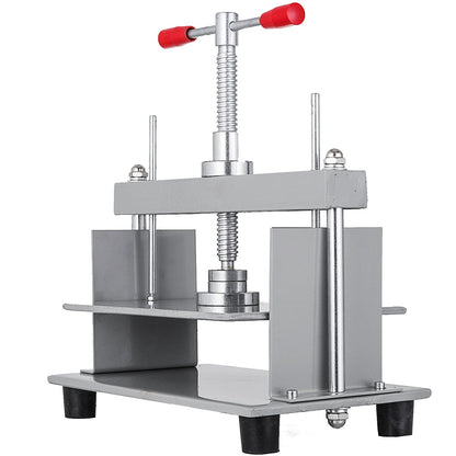 Manuelle Papierpresse, 12 x 8,6 Zoll für A4-Papier-Flachpresse, 10 cm dicker Stahlrahmen, manuelle Flachpapierpresse, Papierherstellungs-Buchpresse