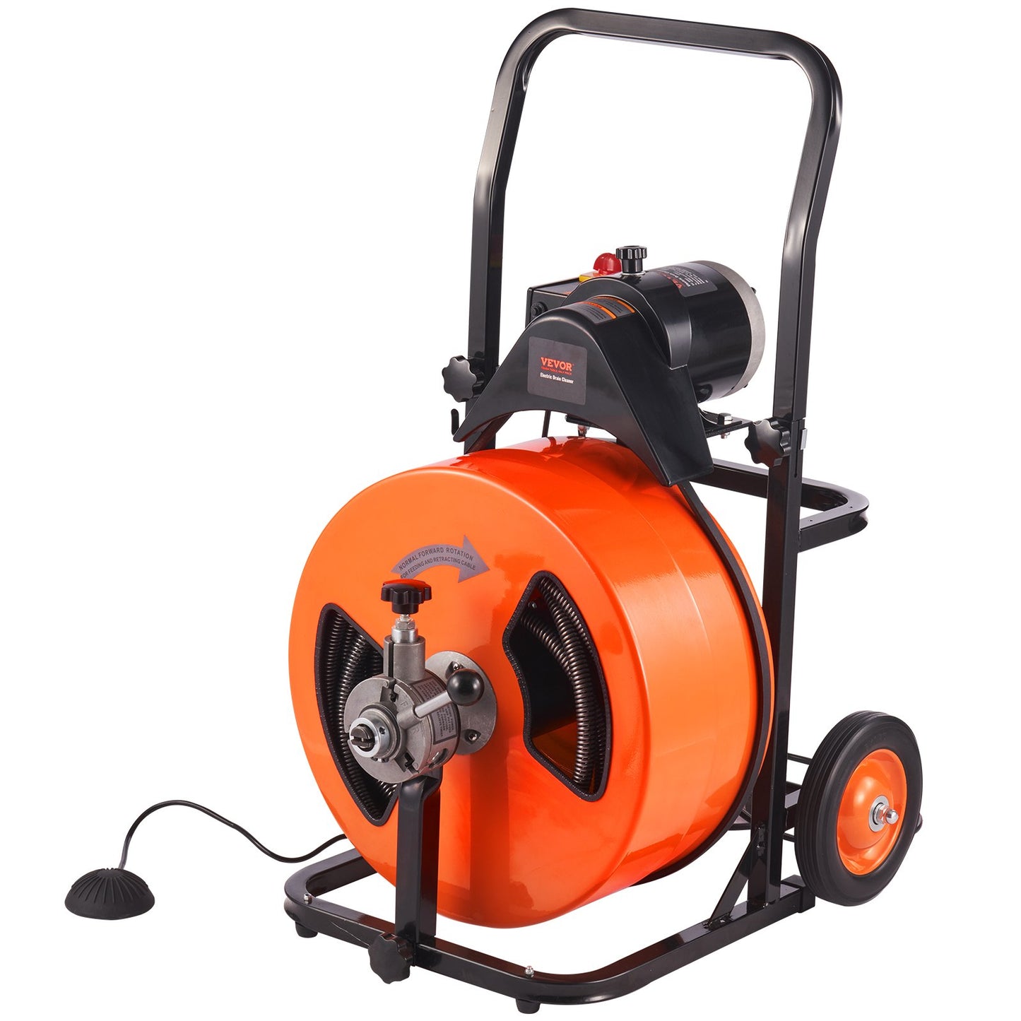 Drain Cleaning Machine Electric Drain Auger 100 FT x 3/4In Automation