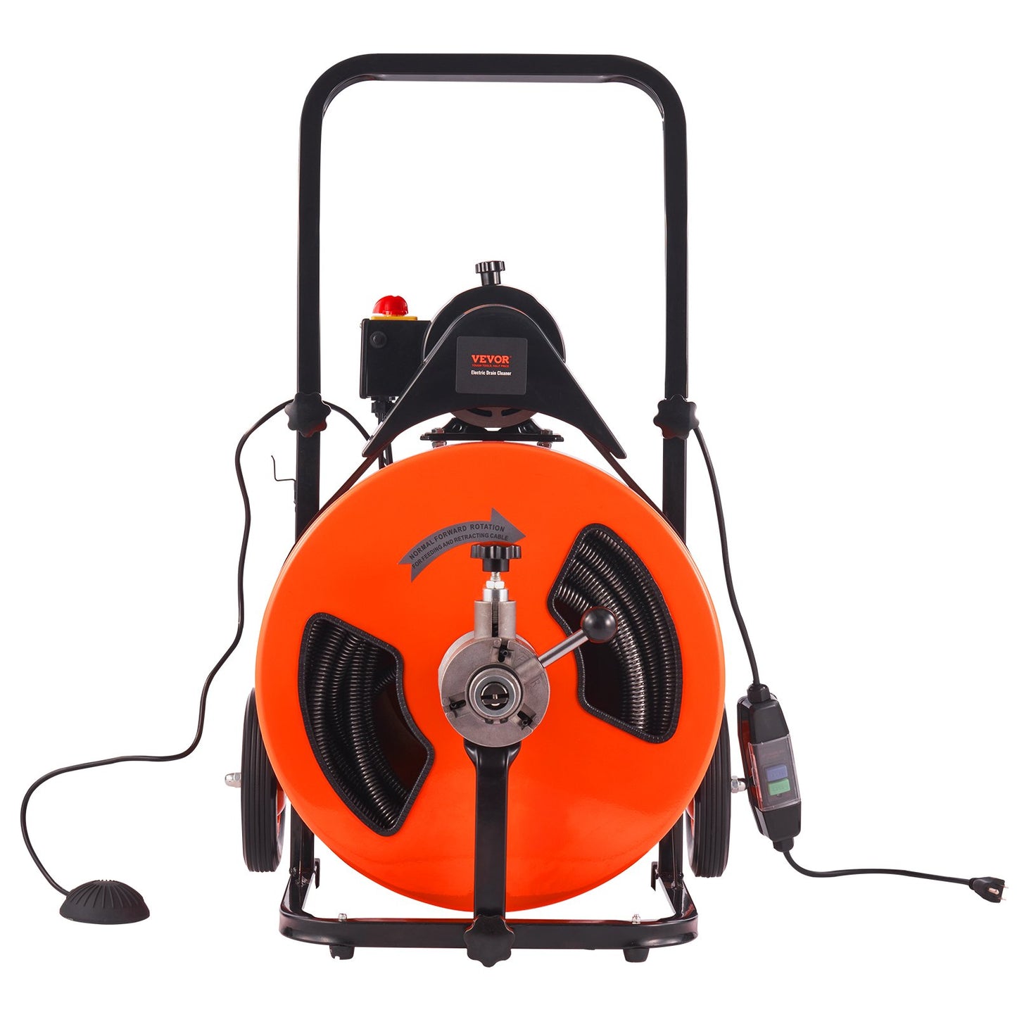 Drain Cleaning Machine Electric Drain Auger 100 FT x 3/4In Automation