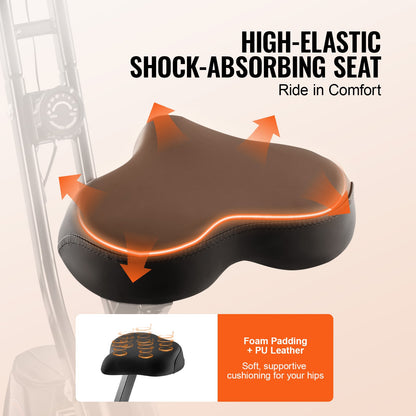 Folding Motionscykel Fitness Stationär cykel Upprätt inomhuscykel