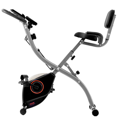 Folding Motionscykel Fitness Stationär cykel Upprätt inomhuscykel