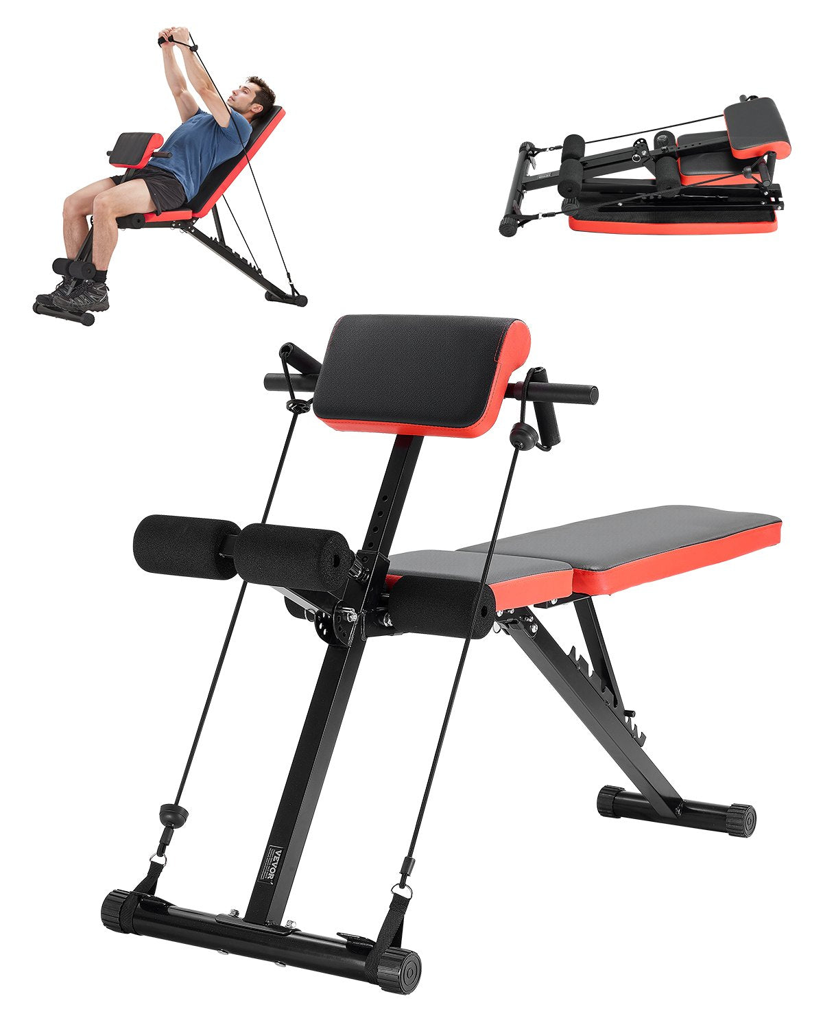 Römischen Stuhl Zurück Extension Hyperextension Bank Einstellbare Faltbare Gym