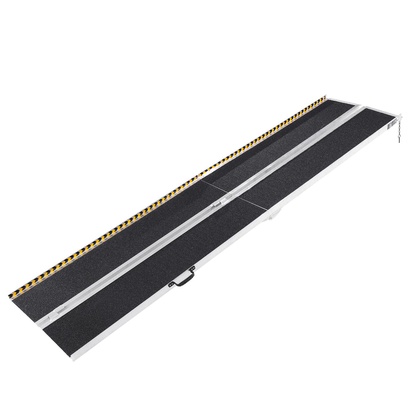 Portable Wheelchair Ramp, 10 ft 800 lbs Capacity, Non-Slip Folding Aluminum Threshold Ramp, Foldable Mobility Scooter Ramp Wheelchair Ramp, Handicap Ramp for Home Stairs, Stairs, Doorways, Curbs