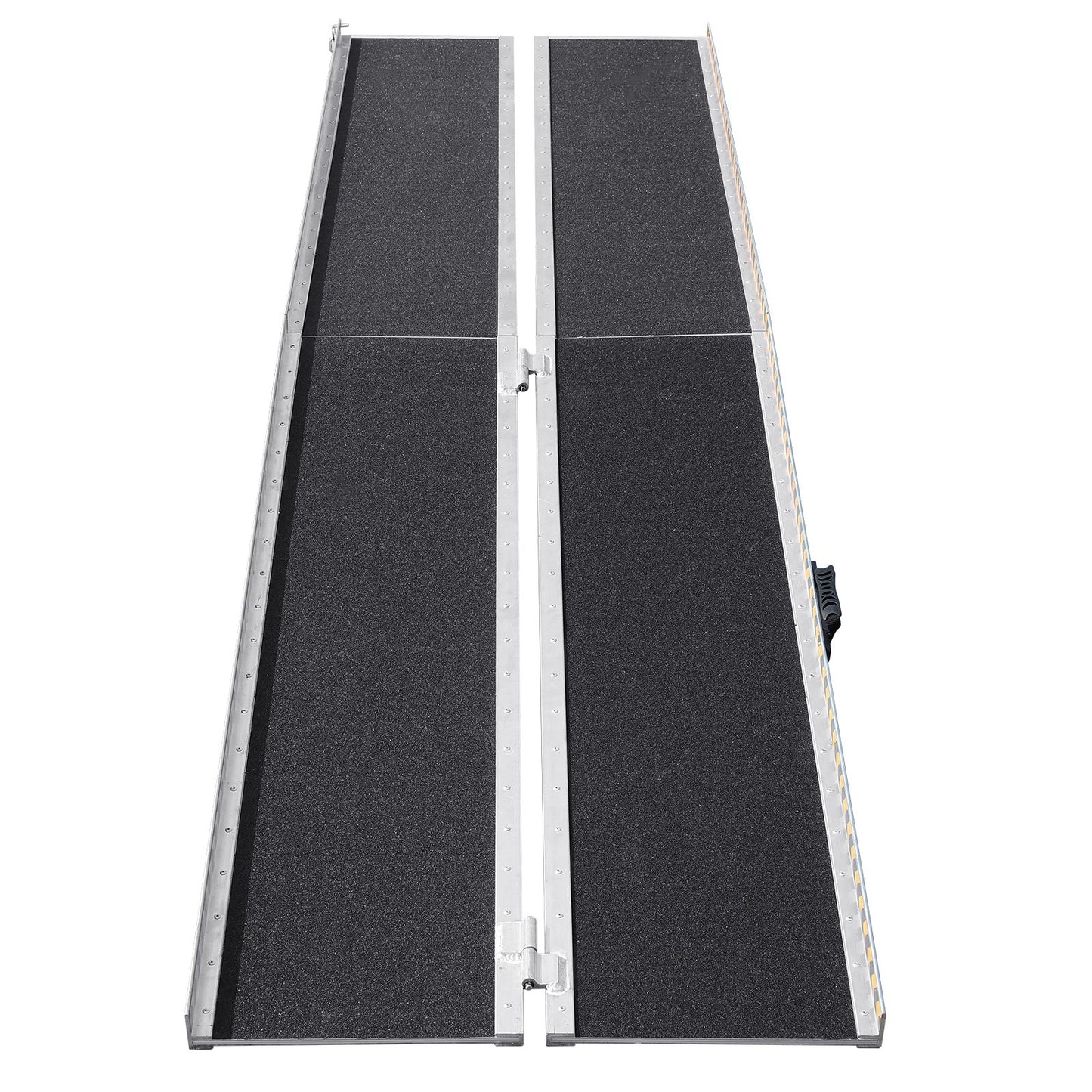 Portable Wheelchair Ramp, 10 ft 800 lbs Capacity, Non-Slip Folding Aluminum Threshold Ramp, Foldable Mobility Scooter Ramp Wheelchair Ramp, Handicap Ramp for Home Stairs, Stairs, Doorways, Curbs