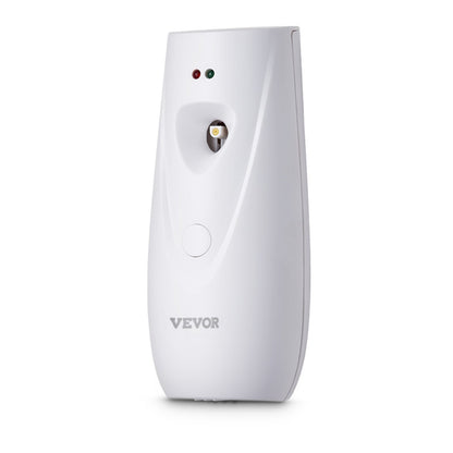 Automatic Air Freshener Spray Dispenser, 2-Pack, Wall Mounted or Free Standing, Battery Operated, Multiple Time Settings for Home, Indoor, Bathrooms, Offices, Hotels, Commercial Places, White