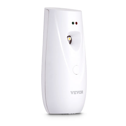 Automatic Air Freshener Spray Dispenser, 2-Pack, Wall Mounted or Free Standing, Battery Operated, Multiple Time Settings for Home, Indoor, Bathrooms, Offices, Hotels, Commercial Places, White