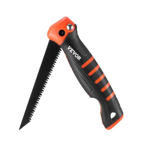 Folding Jab Saw, 5 in Foldable Jab Saw with Soft Grip Handle, Folding Drywall Saw with Triple Ground Teeth and Sharp Tip, for Drywall, Wood, PVC Pipes, Cement Board, Thin Sheets, Wall Panels