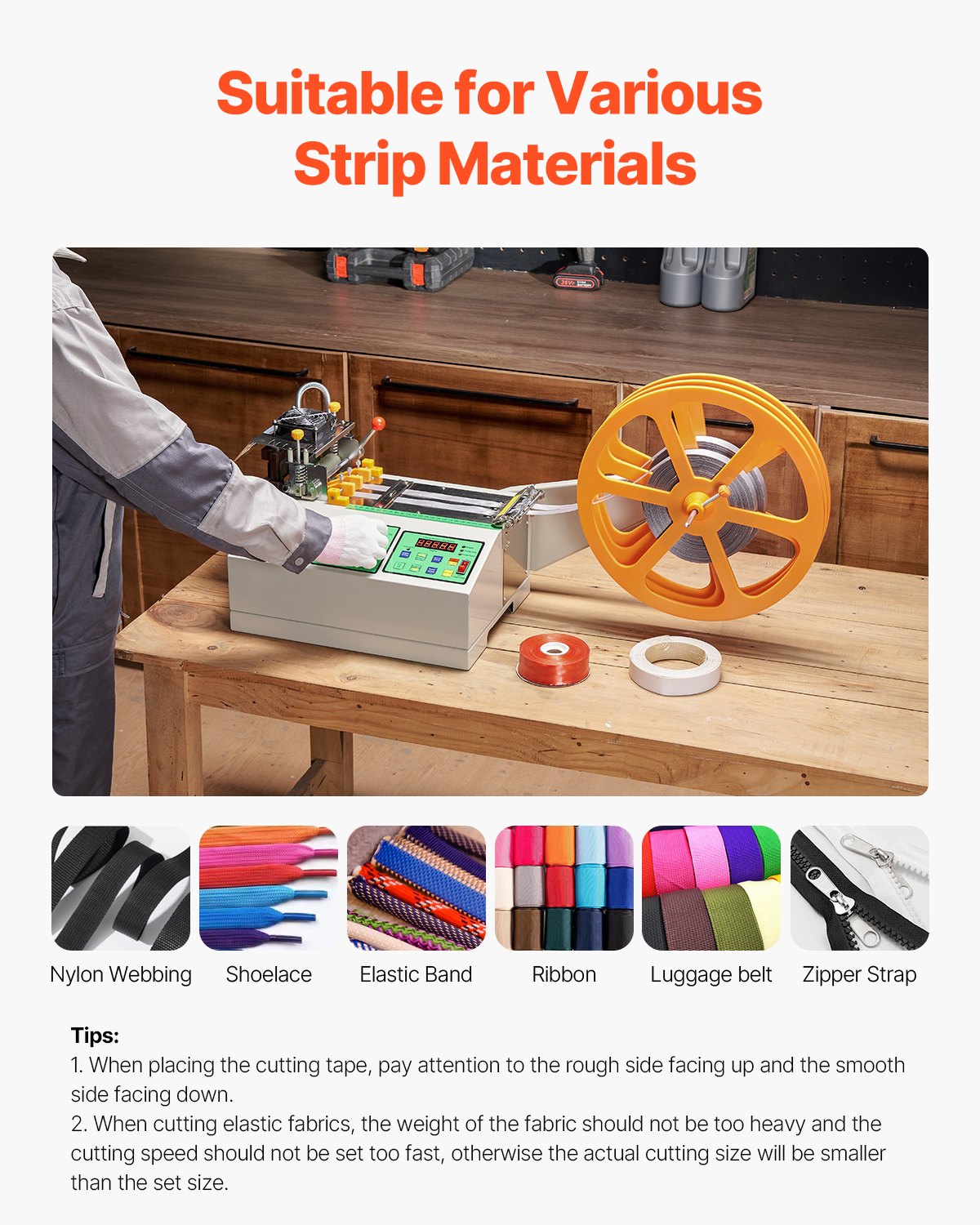 Automatic Webbing Cutting Machine Hot and Cold Ribbon Shoelace Cutter