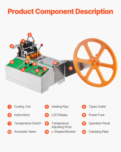 Automatic Webbing Cutting Machine Hot and Cold Ribbon Shoelace Cutter