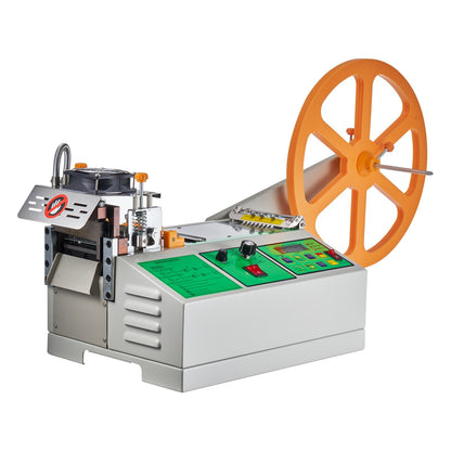 Automatic Webbing Cutting Machine Hot and Cold Ribbon Shoelace Cutter