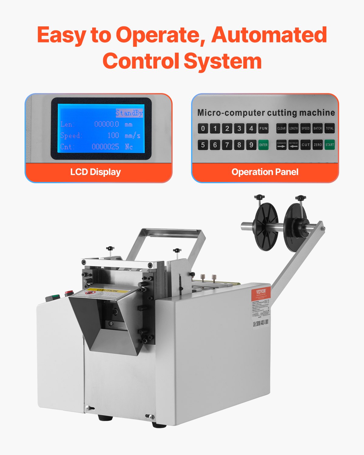 Automatic Heat Shrink Tube Cutter High Speed Cable Tube Cutter Cutting Machine