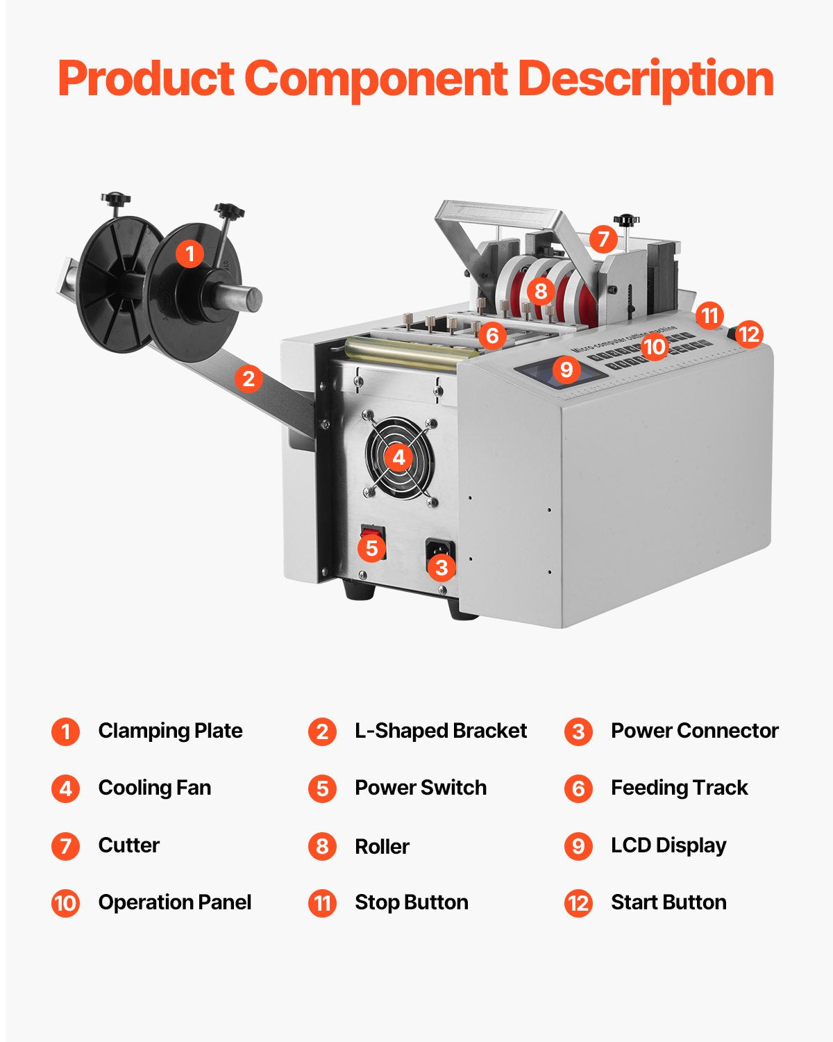 Automatic Heat Shrink Tube Cutter High Speed Cable Tube Cutter Cutting Machine