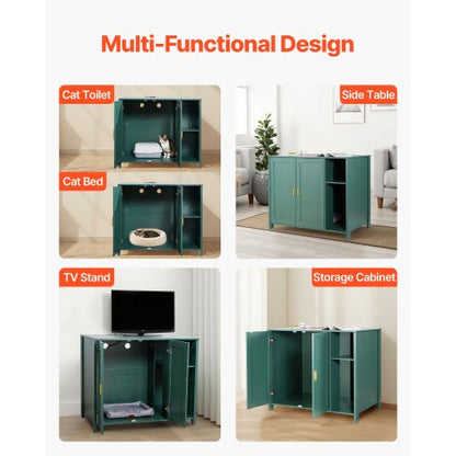 kattsandsrobot, 105 cm självrengörande kattlåda, med låda och avtagbar avdelare, automatisk kattlåda med inbyggt eluttag, passar de flesta smarta kattlådor |  EU