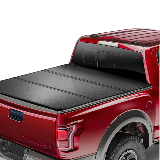 Tri-Fold Tonneau Cover Truck Bed Cover för 2014-2024 Toyota Tundra Light
