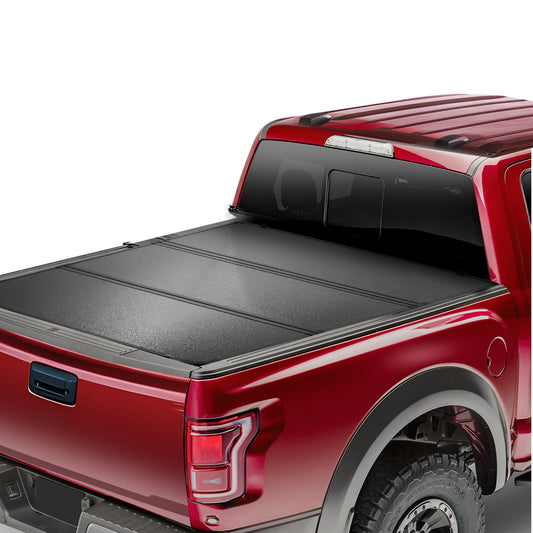 Tri-Fold Tonneau Truck Bed Cover för 19-24 Chevy Silverado GMC Sierra 1500