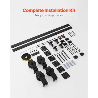 Faltschiebetür-Schienensatz 60" für vier 14"-Türen | EU