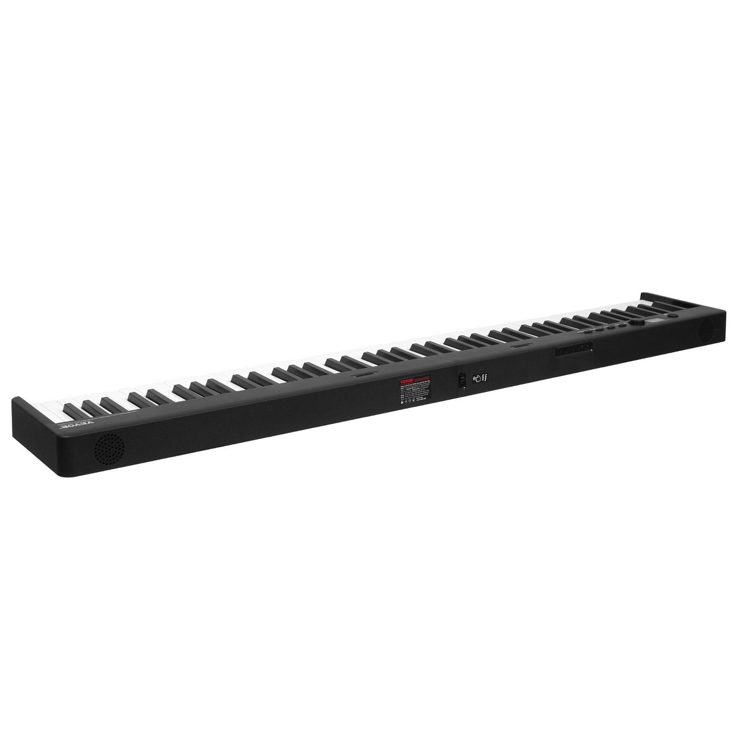 88 Key Folding Keyboard Piano Portable Foldable Piano Bluetooth MIDI Black