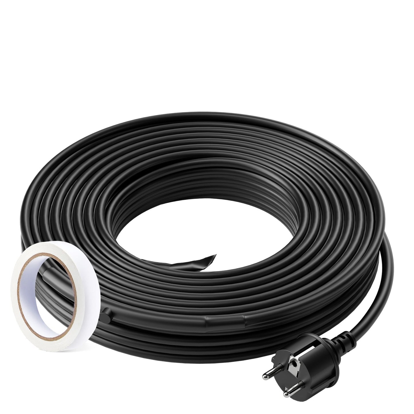 Self-regulating pipe heating cable 18.3m 16.4W/m heating tape with thermostat