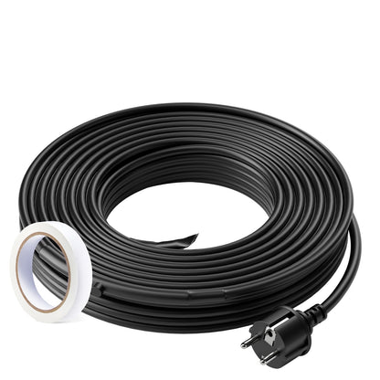 Self-regulating pipe heating cable 18.3m 16.4W/m heating tape with thermostat