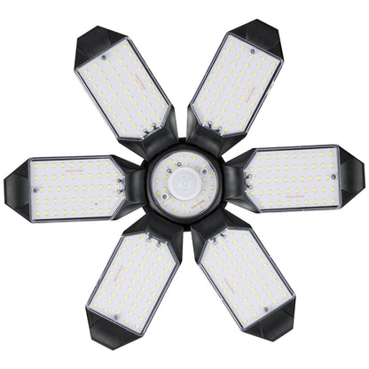 LED-Garagenleuchte 15000LM 2er-Pack verformbare helle Ladendeckenleuchte