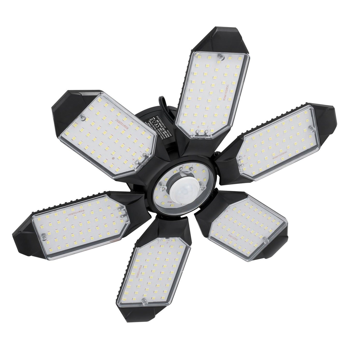 LED-Garagenleuchte 15000LM 2er-Pack verformbare helle Ladendeckenleuchte