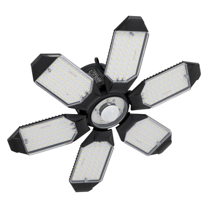 LED-Garagenleuchte 15000LM 2er-Pack verformbare helle Ladendeckenleuchte