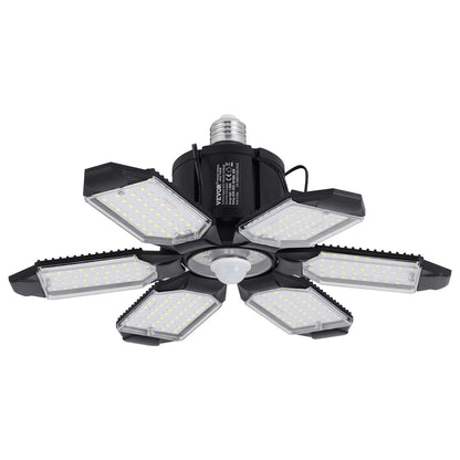 LED-Garagenleuchte 15000LM 2er-Pack verformbare helle Ladendeckenleuchte