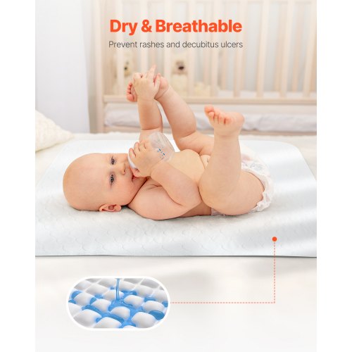 Tvättbara underlägg 34" x 36" Inkontinensbädd 10-pack Sängvätningsdyna |  EU