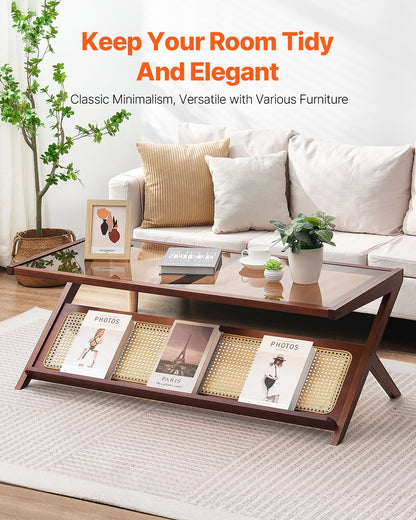 Soffbord i rotting Z-format soffbord i rotting 1-vånings för vardagsrum