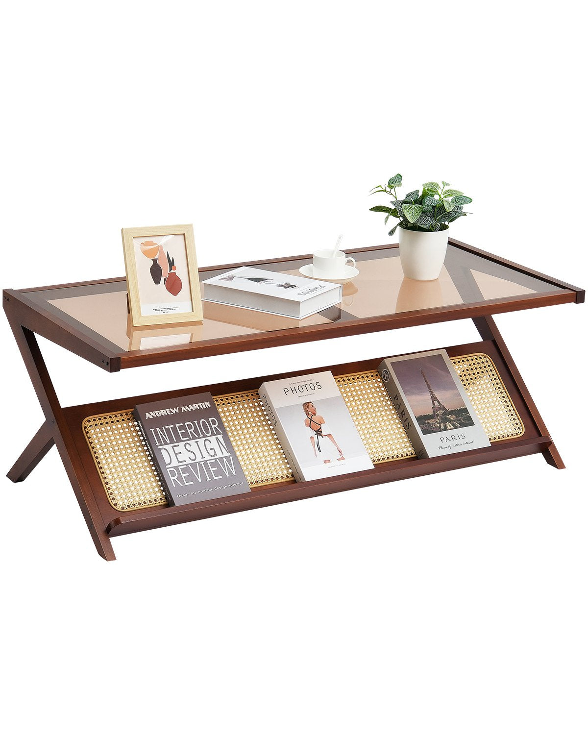 Soffbord i rotting Z-format soffbord i rotting 1-vånings för vardagsrum