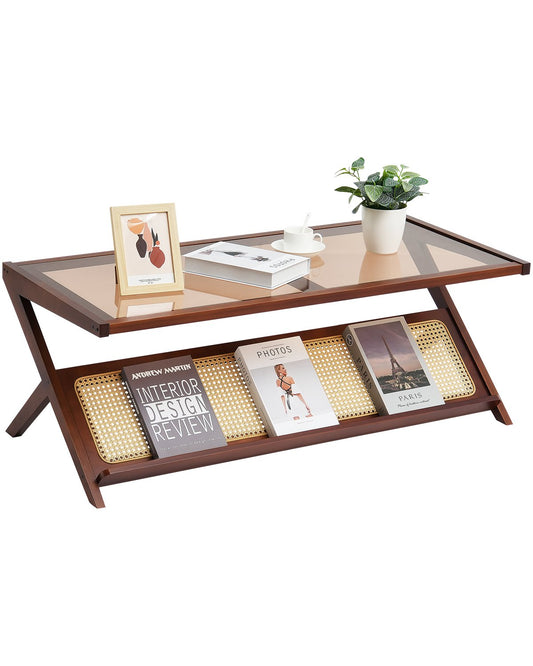 Soffbord i rotting Z-format soffbord i rotting 1-vånings för vardagsrum