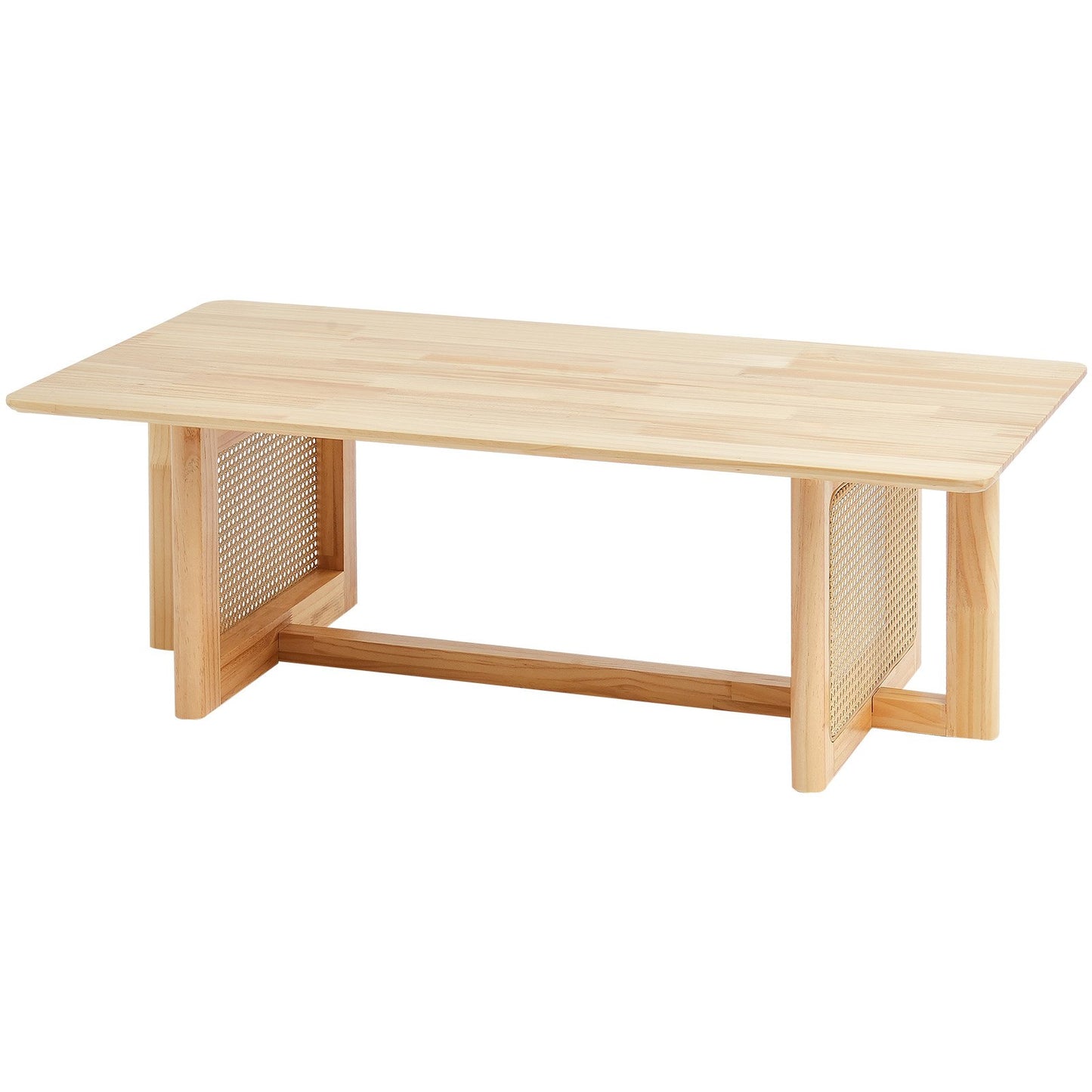 Rotting Soffbord Rektangel Rotting Soffbord 1-vånings för vardagsrum