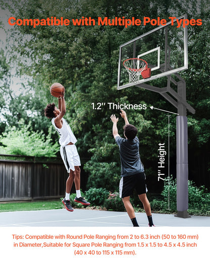 180 cm Basketball-Polsterpolster Strapazierfähige Polsterung 5-16 rund 11,5x11,5 quadratische Stange