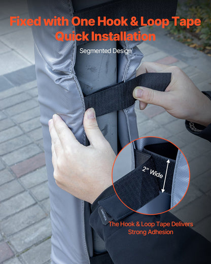 180 cm Basketball-Polsterpolster Strapazierfähige Polsterung 5-16 rund 11,5x11,5 quadratische Stange