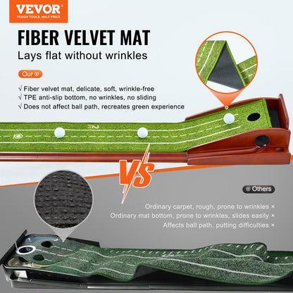 Golf-Putting-Matte, Indoor-Golf-Putting-Green, Golf-Trainingshilfe