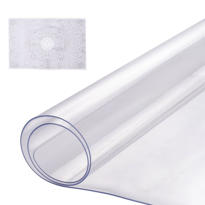 PVC-Tischdecke 14x24 Zoll durchsichtige Schreibtischdecke aus Kunststoff 1,5 mm dick